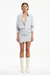 Fraya Shirt Dress Pewter