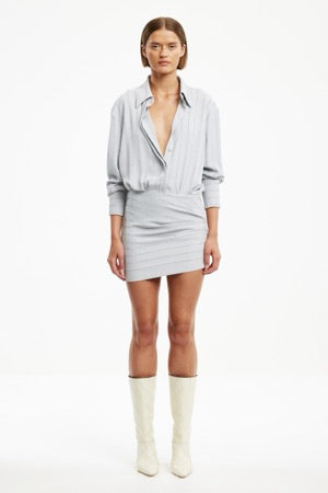 Fraya Shirt Dress Pewter