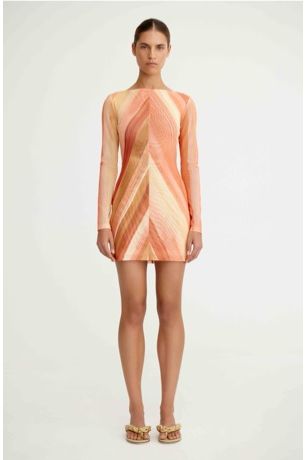 Mattie Mini Dress Sherbet Stripe