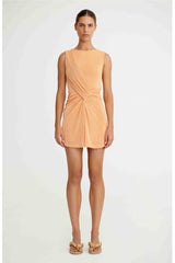 Dakota Mini Dress Apricot