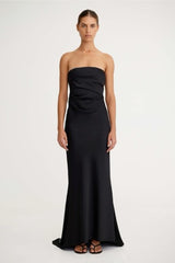 Lucile Strapless Gown Black