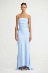 Lucile Strapless Gown Ice Blue