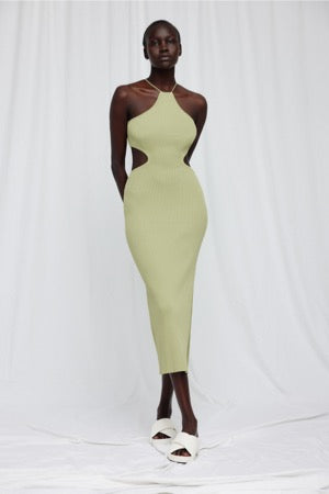 Skye Midi Dress Avocado