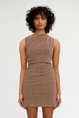 Gia Mini Dress Bronze