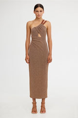Gia Midi Dress Bronze
