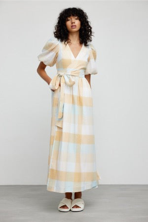 Stella Midi Dress Multi Check