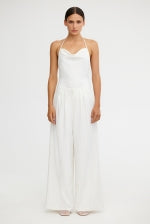 Lucy Pant Ivory Pinstripe