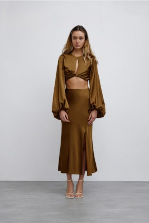 Mimi Top Dark Gold