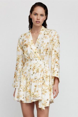 Maia Mini Dress Golden Blossom