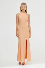 Aisling Backless Dress Peach Sherbet