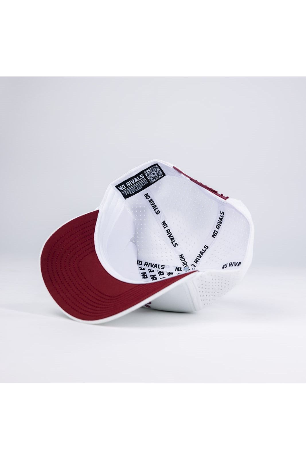 The No Rivals Arizona State Gameday Hat is a white snapback with a red cap detail—ideal for your next gameday outfit.
