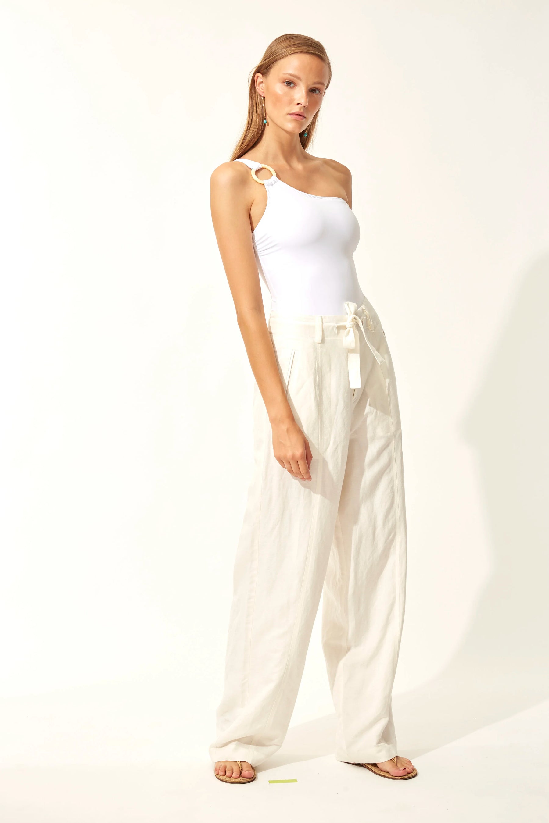Solid & Striped The Juliana One Piece - White