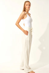 Solid & Striped The Juliana One Piece - White