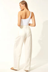 Solid & Striped The Juliana One Piece - White