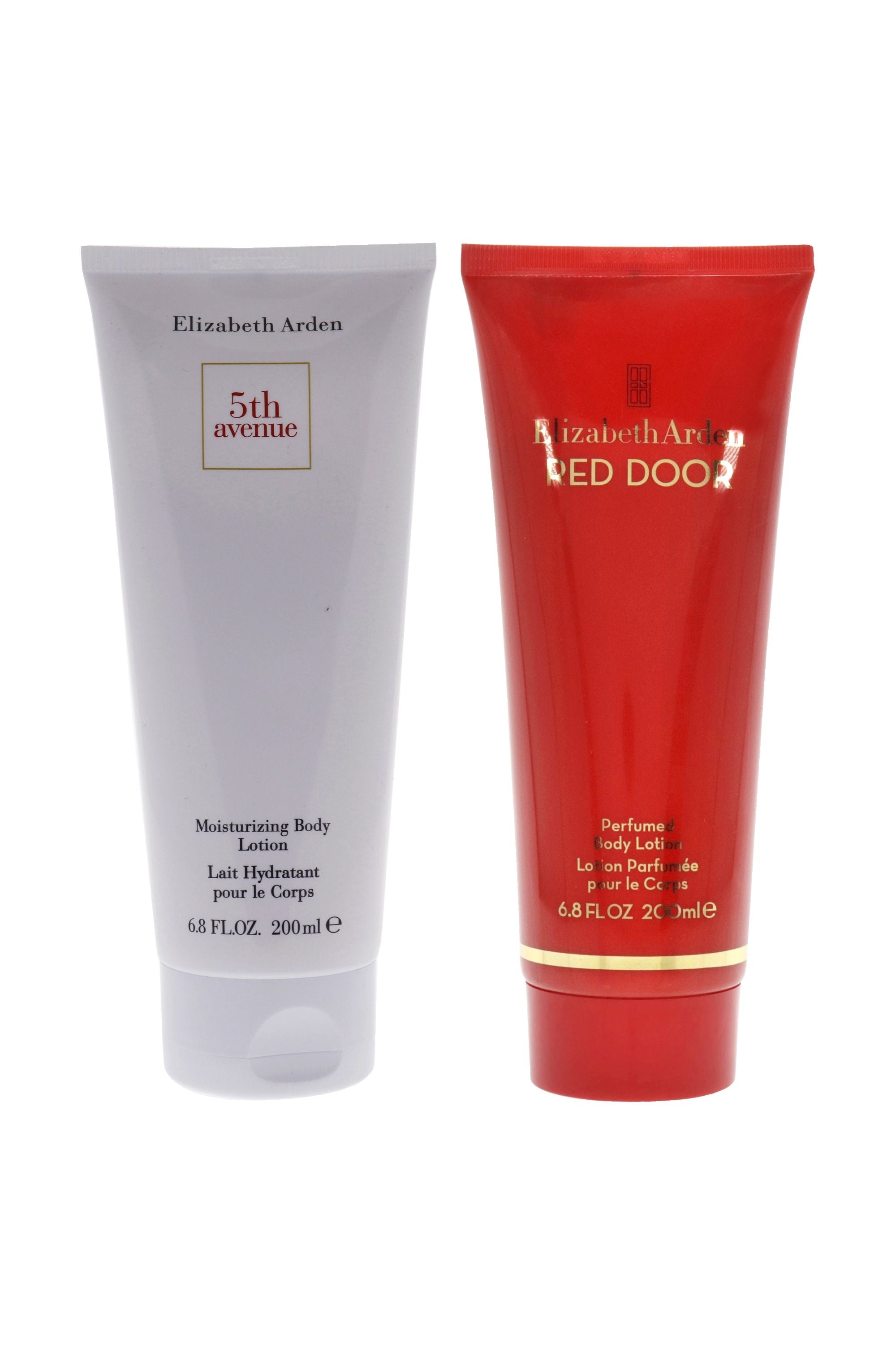 Elizabeth Arden Body Lotion Kit by Elizabeth Arden for Women - 2 Pc Kit 6.8oz 5th Avenue Moisturizing Body Lotion, 6.8oz Red Door Body Lotion