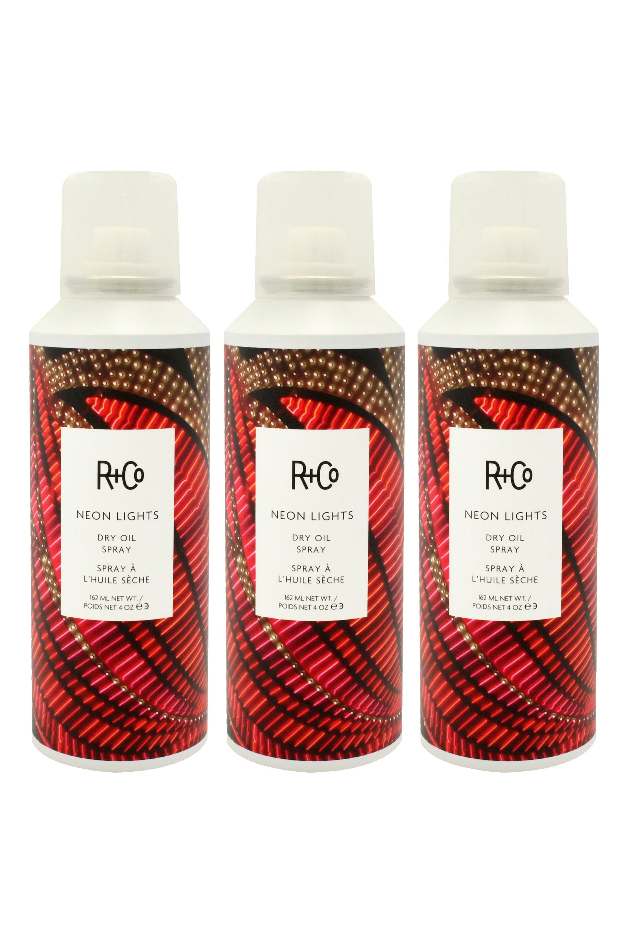 Neon Lights Dry Oil Spray by R+Co for Unisex - 4 Spray - Pack of 3