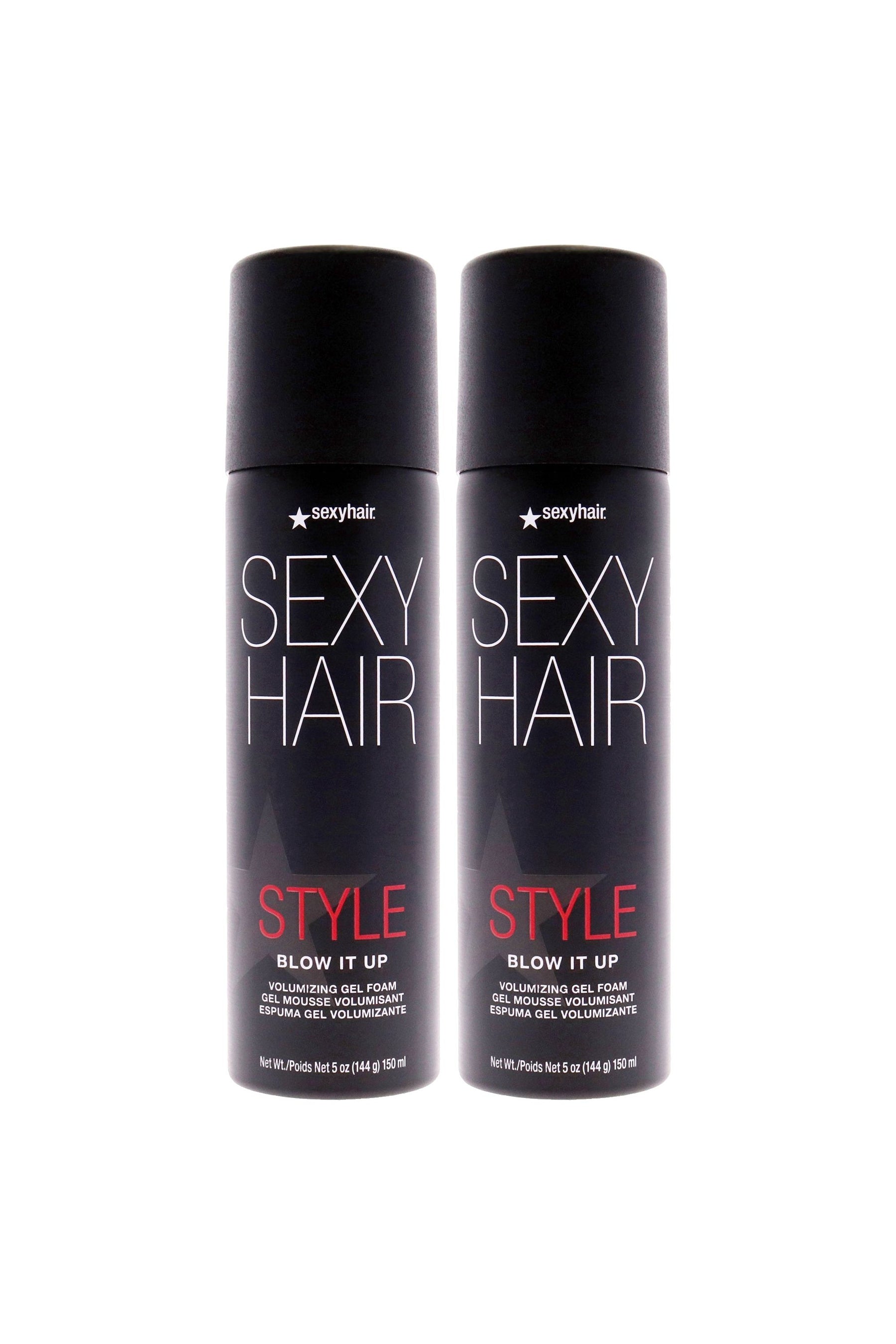 Style Sexy Hair Blow It Up Volumizing Gel Foam by Sexy Hair for Unisex - 5 Gel - Pack of 2