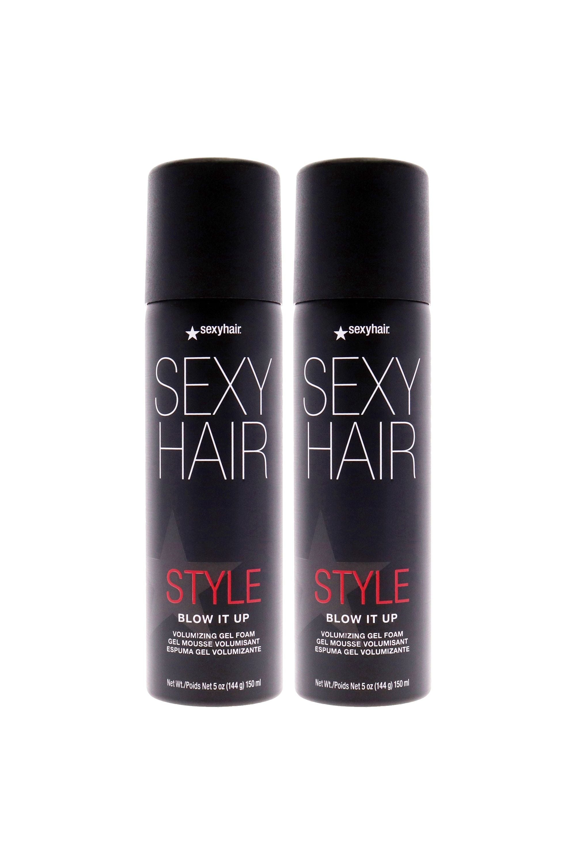 Style Sexy Hair Blow It Up Volumizing Gel Foam by Sexy Hair for Unisex - 5 Gel - Pack of 2