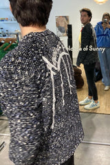 @luguschmer in House of Sunny Kurt Chenille - Salt And Pepper