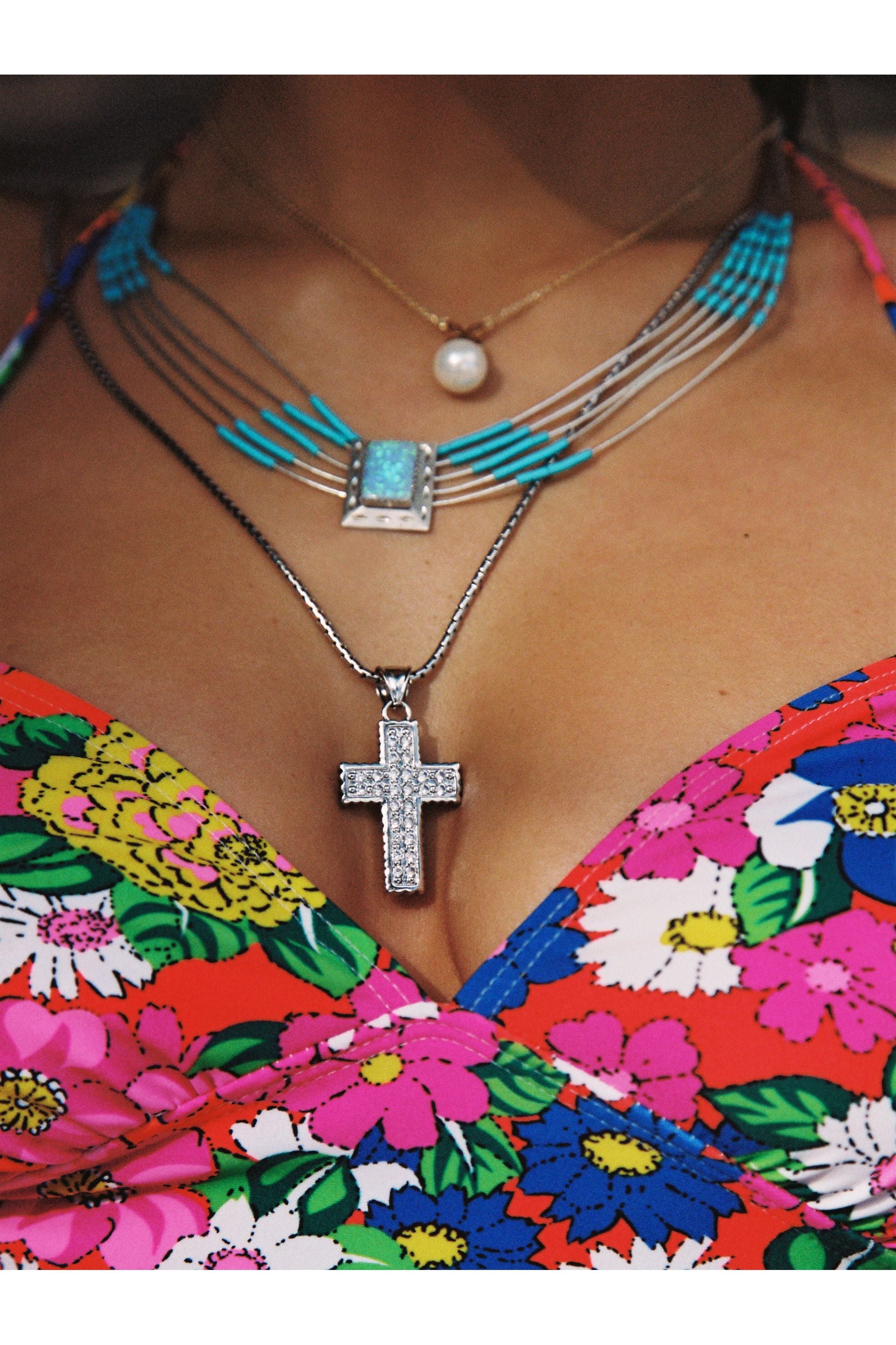 The Mariah Cross Necklace