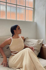 @ava.lamb in Bec + Bridge Lauryn Knit Top - Cream/ Sand