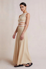 Bec + Bridge Lauryn Knit Top - Cream/ Sand