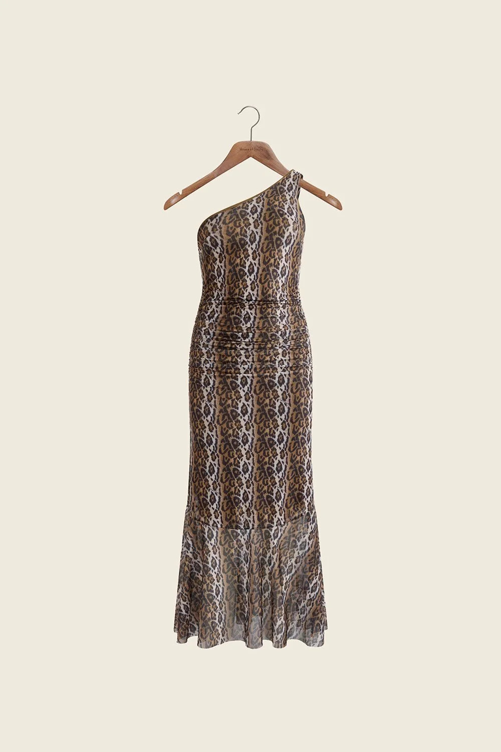 House of Sunny Leopard Asymmetric Dress