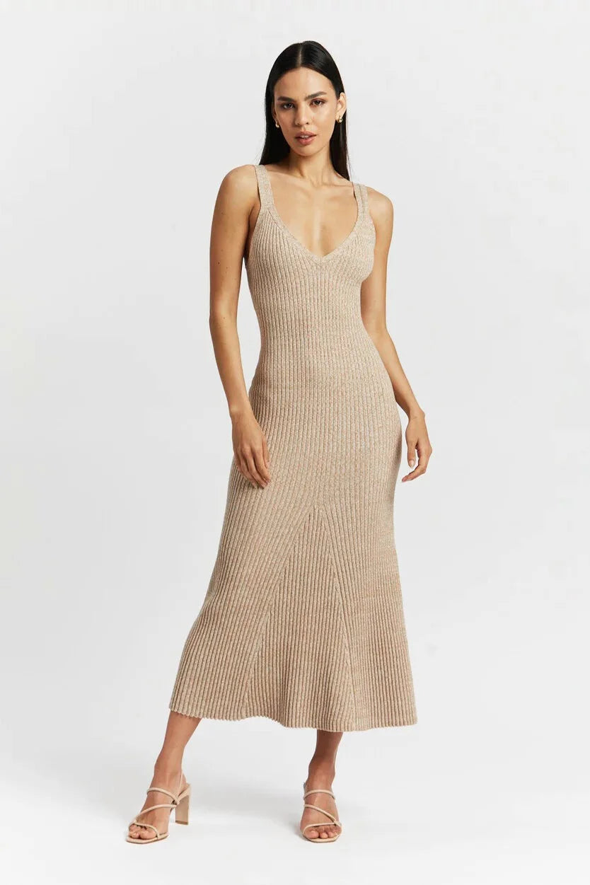 Significant Other Liv Midi Dress - Bone