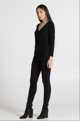 Wrap Top in Black
