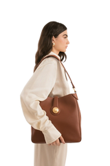 9am Shoulder Bag Brown