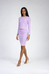 The Mesh Long Sleeve Top