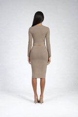 The Mesh Long Sleeve Top