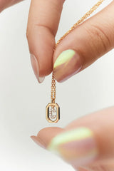 PDPAOLA Mini Letter Necklace