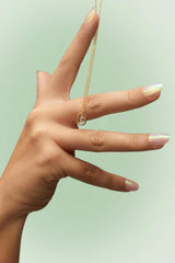 PDPAOLA Mini Letter Necklace