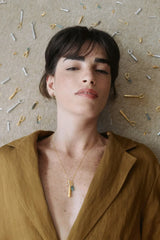 PDPAOLA Mini Letter Necklace
