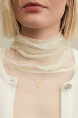 PDPAOLA Mini Letter Necklace