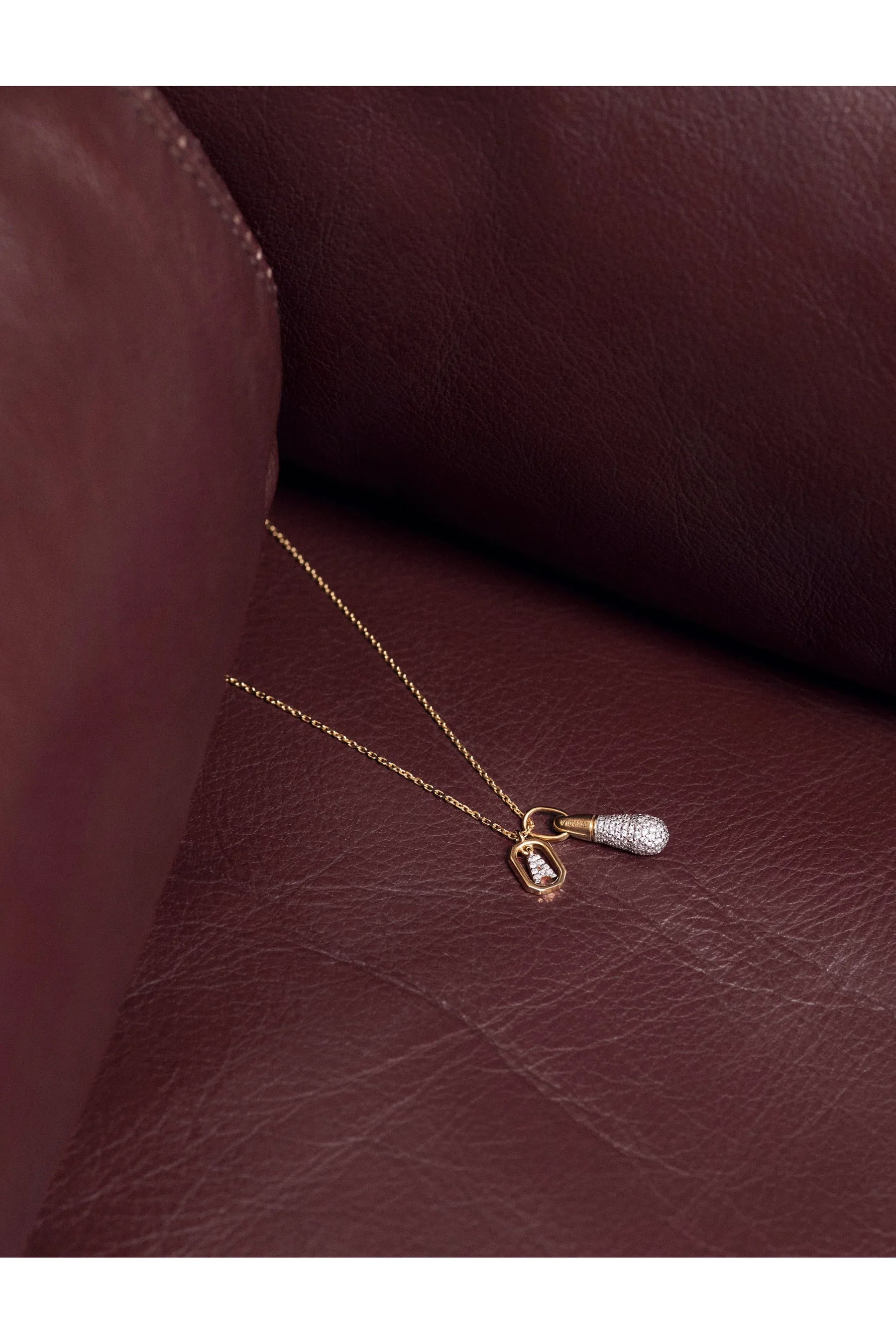 PDPAOLA Pavé Drop Pendant