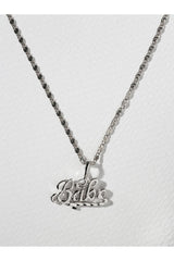 The Babe Necklace Silver