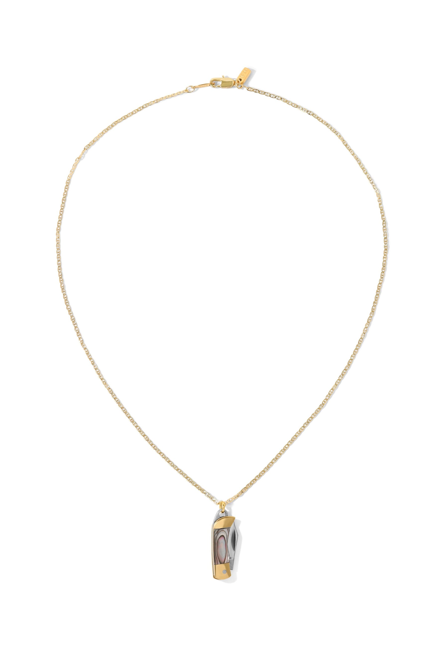 The Pocket Knife Necklace - Abalone