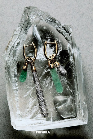 PDPAOLA Pavé Drop Pendant