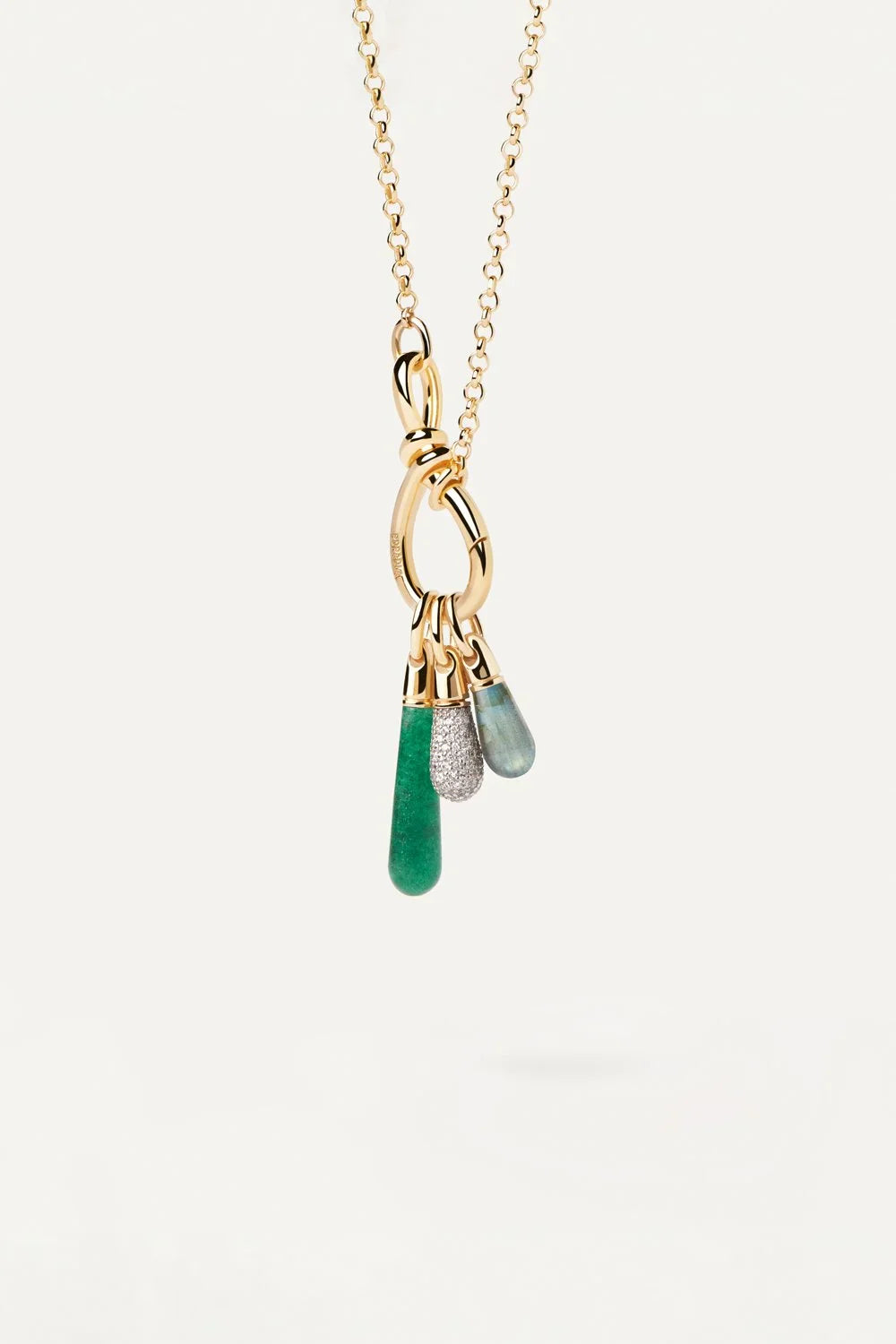 PDPAOLA Pavé Drop Pendant