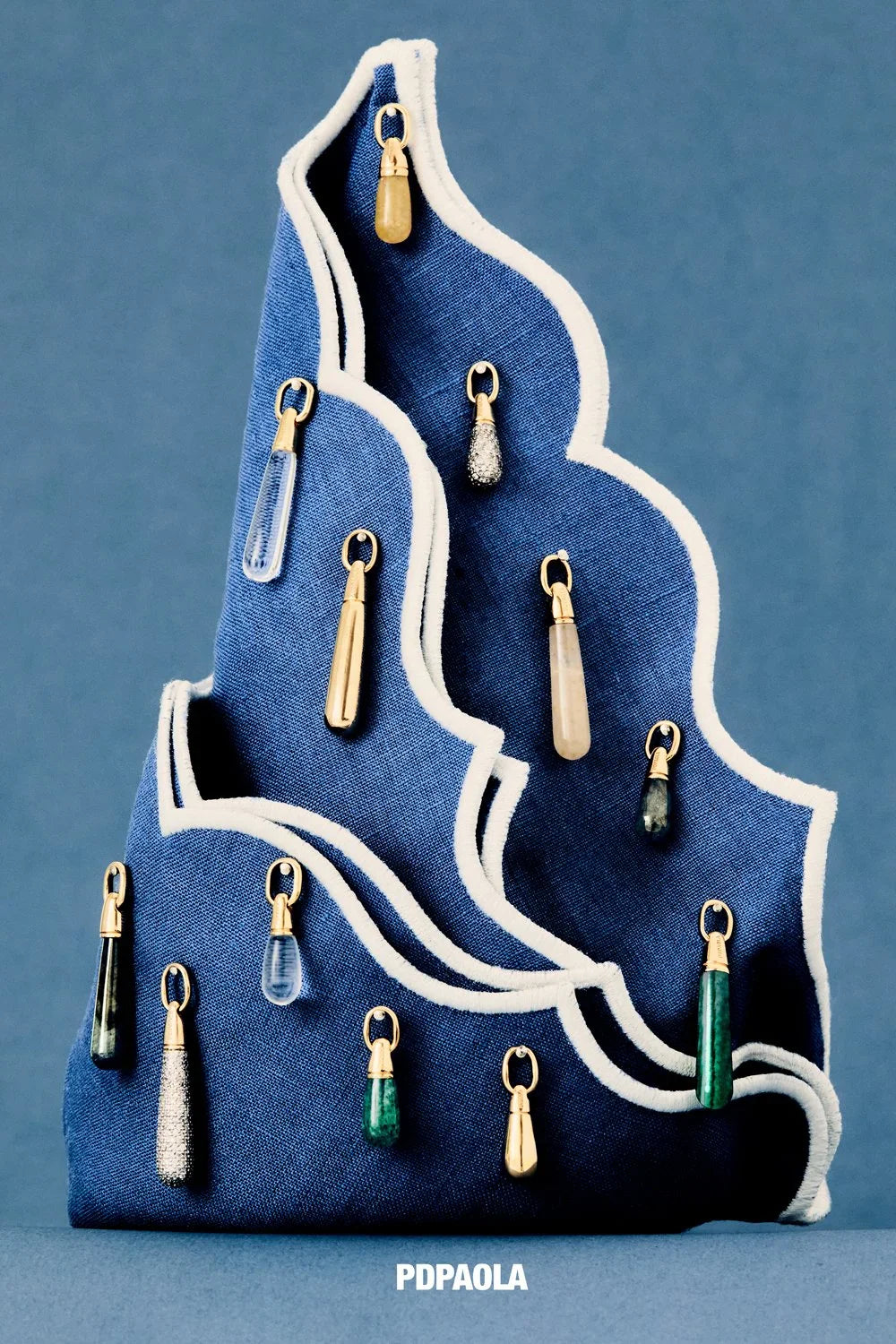 PDPAOLA Pavé Drop Pendant