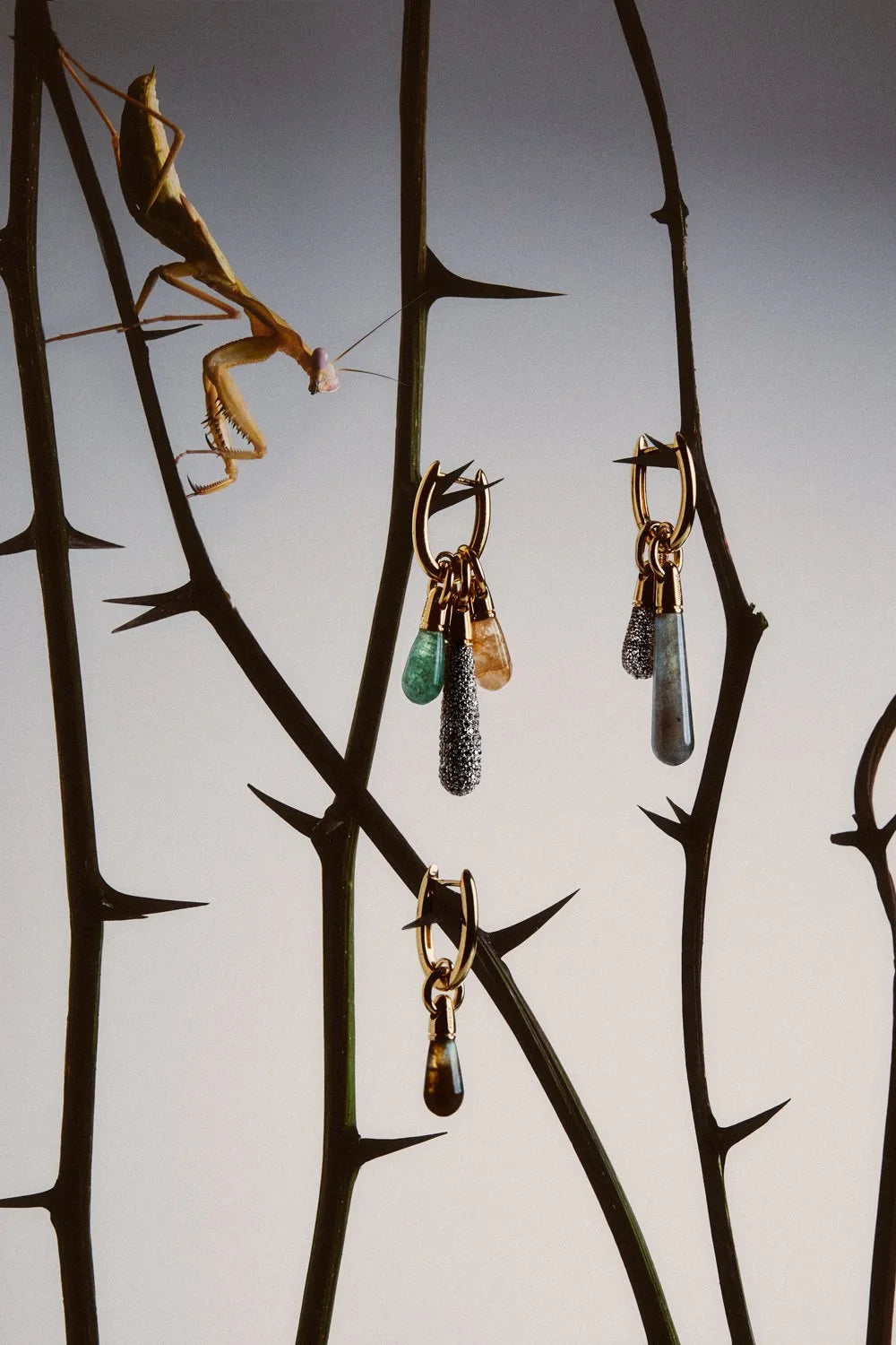 PDPAOLA Pavé Drop Pendant
