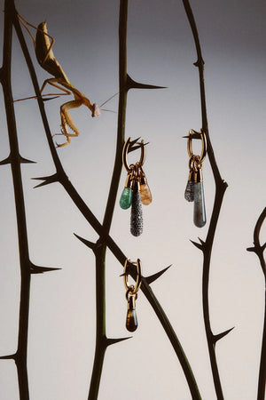 PDPAOLA Pavé Drop Pendant