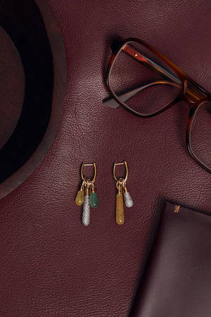 PDPAOLA Pavé Drop Pendant