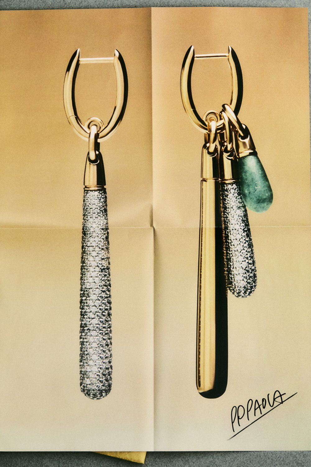 PDPAOLA Pavé Large Drop Pendant