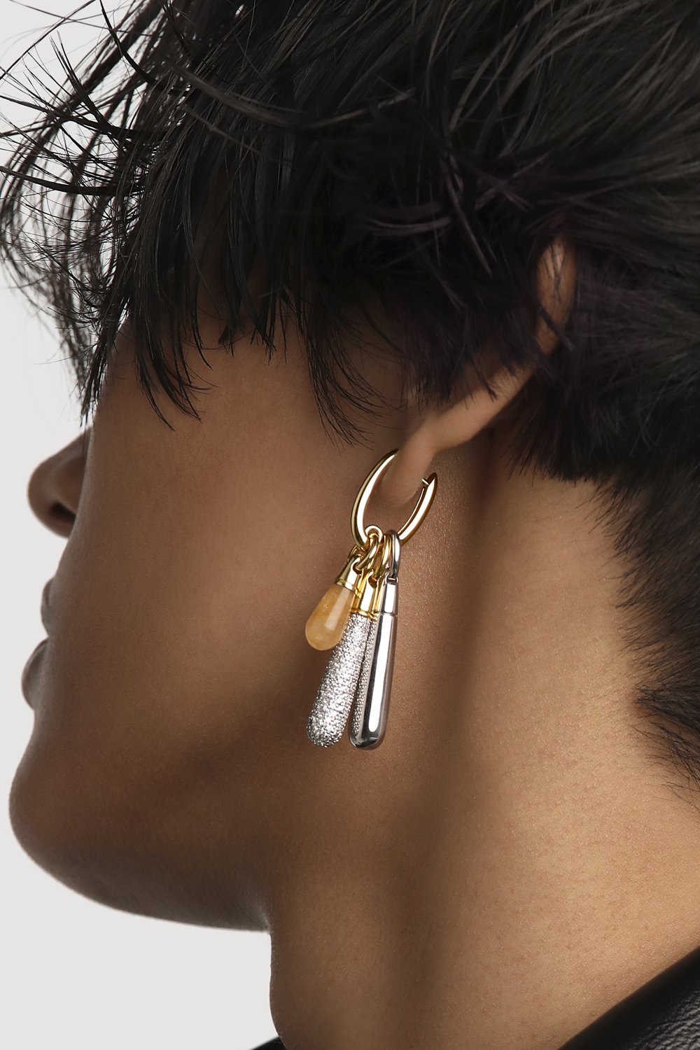 PDPAOLA Pavé Large Drop Pendant