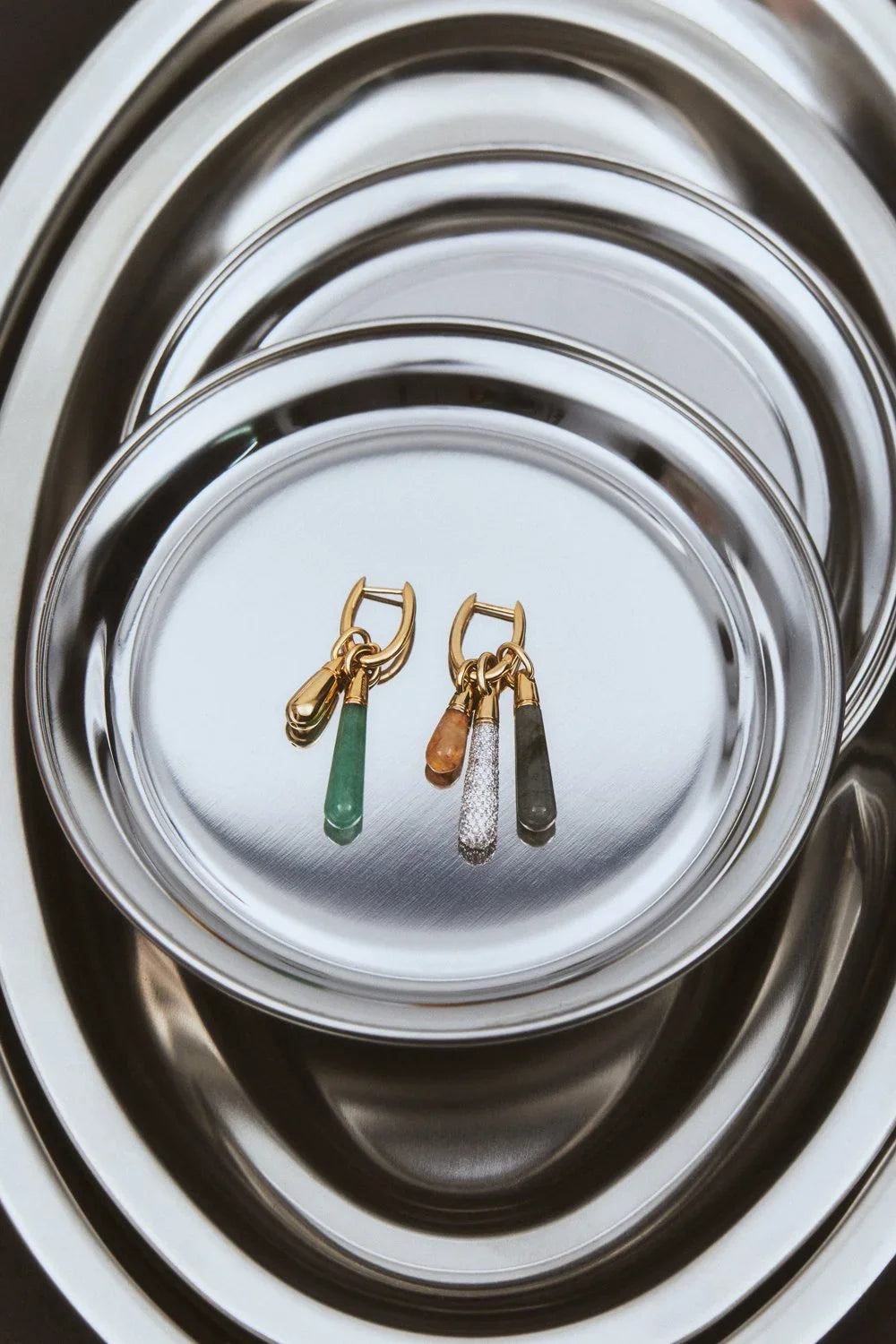 PDPAOLA Pavé Large Drop Pendant