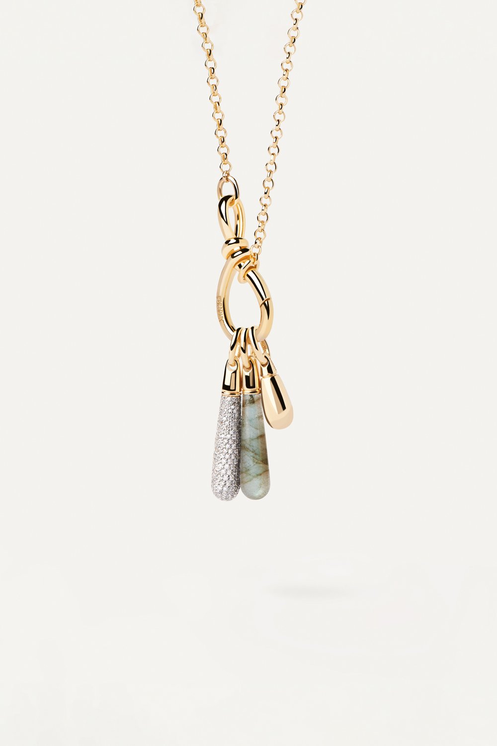 PDPAOLA Pavé Large Drop Pendant