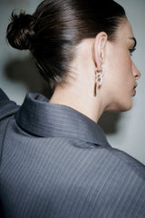 PDPAOLA Pavé Twist Hoops